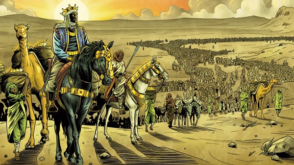 Mansa Musa và đoàn người đi qua Ai Cập